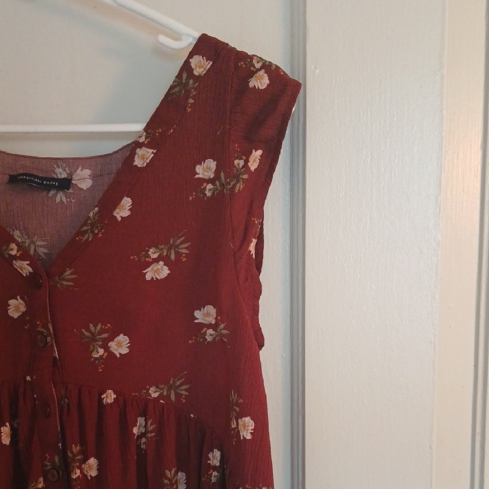 American Eagle Outfitters Flutter Sleeve Blouse - Picture 4 of 9